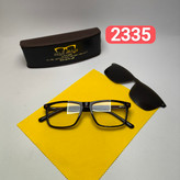 عینک طبی کاور دار ریچل Richel مدل 2335 اورجینال دسته سیم کائوچو پلاریزه اسیتیت به همراه پک اورجینال