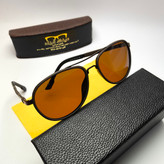 عینک آفتابی مردانه ریبن Ray ban مدل 18165 پلاریزه فلزی + پک لوازم جانبی