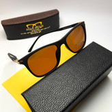 عینک آفتابی مردانه پرسل Persol مدل 24102 پلاریزه کائوچو پایه فلزی + پک هدیه لوازم جانبی