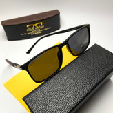 عینک آفتابی مردانه پرسل Persol مدل 8076 پلاریزه کائوچو پایه فلزی + پک هدیه لوازم جانبی