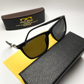 عینک آفتابی مردانه پرسل Persol مدل 24109 پلاریزه کائوچو پایه فلزی + پک هدیه لوازم جانبی