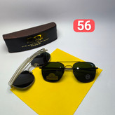 عینک آفتابی AO آمریکن اپتیکال American Optical مدل 56 عدسی شیشه سایز بزرگ