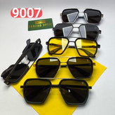 عینک آفتابی ریبن فراری Ray ban Ferrari مدل 9007 پلاریزه فلزی مردانه + پک هدیه لوازم جانبی