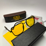 عینک آفتابی ریبن فراری Ray ban Ferrari مدل 805901 پلاریزه فلزی مردانه + پک هدیه لوازم جانبی کیسه و دستمال