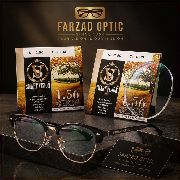 عدسی عینک فتوکرومیک ۱.۵6 اسمارت ویژن Smart vision به همراه پک اورجینال
