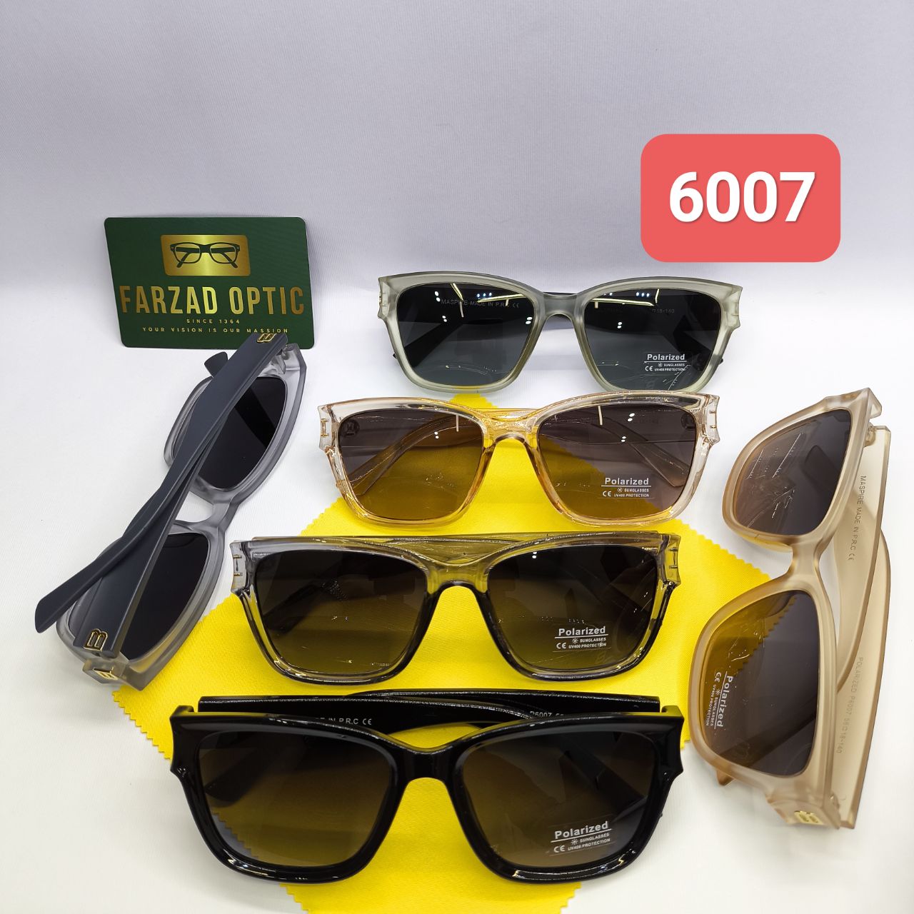 عینک آفتابی بالنسیاگا مدل 82526 | فریم کائوچو و عدسی پلاریزه UV400