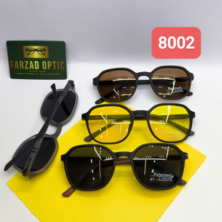 عینک آفتابی پرسل Persol مدل 8002 کائوچو TR90 پلاریزه uv400 پایه فلزی فنر
