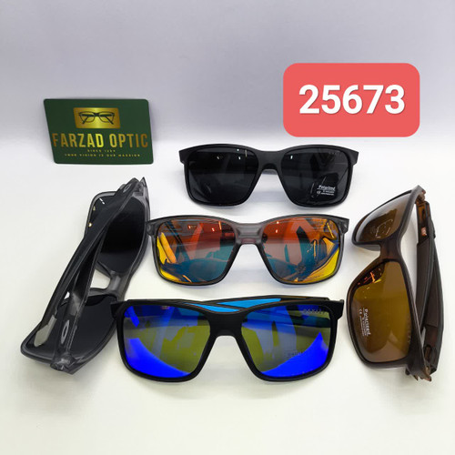عینک آفتابی اسپرت ورزشی اکلی Oakley مدل 25673 پلاریزه UV400 بیس دار