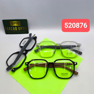 عینک طبی بلوکات مدل 520876 کائوچو دسته طرح چوب