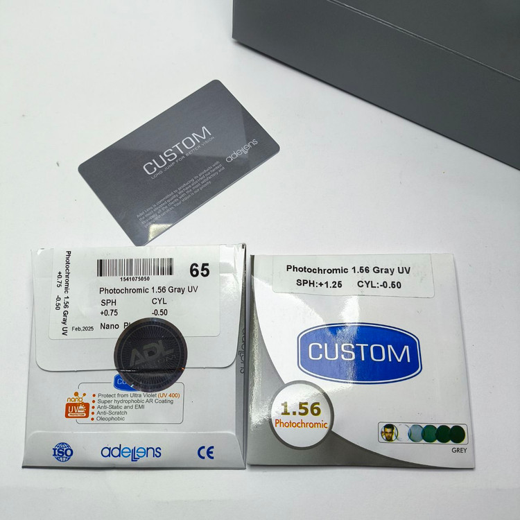 عدسی عینک بلوکنترل فشرده سفارشی RX کاستوم CUSTOM 1.67