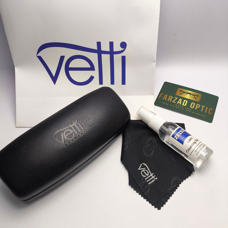 عینک آفتابی وتی Vetti مدل 3100 اورجینال | پلاریزه UV400 فریم کائوچو استات همراه با پک اصلی و ضمانت اصالت
