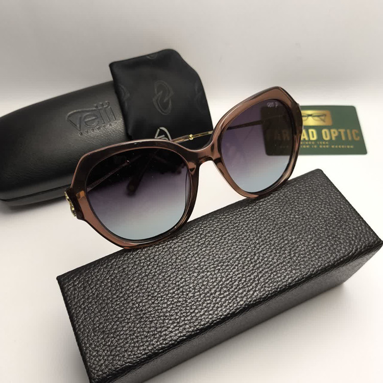 عینک آفتابی وتی Vetti مدل 3109 اورجینال | پلاریزه UV400 فریم کائوچو استات همراه با پک اصلی و ضمانت اصالت
